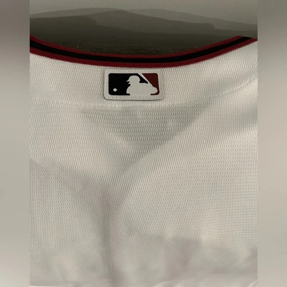 Nike Arizona Diamondbacks Baseball MLB White Jersey Men’s Size XL - Picture 6 of 6